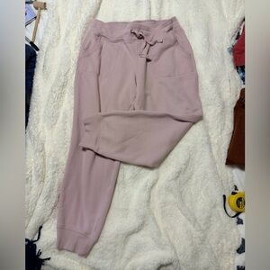 Calvin Klein Light Pink Jogger Sweatpants with Pockets women’s L